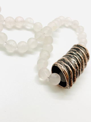 Pack Pendant with Rose Quartz Beads