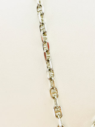 TIDE NECKLACE WITH HERMES DUPE CHAIN