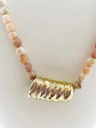 Pack Pendant with Pink Opal Beads