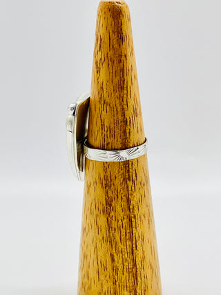 LARGE ARIZONA BLUE/GREEN TURQUOISE RING