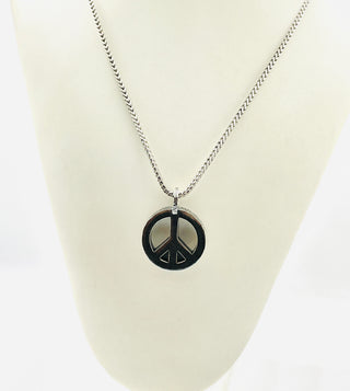 Peace Necklace with Sterling Silver Chain