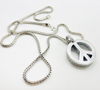 Peace Necklace with Sterling Silver Chain
