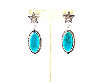 Turquoise StarEarrings