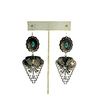 Concho Arrowhead Earrings