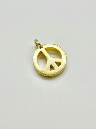 Peace Necklace with Chocolate Pearls