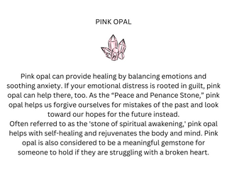 Peace Necklace with Pink Opal Beads