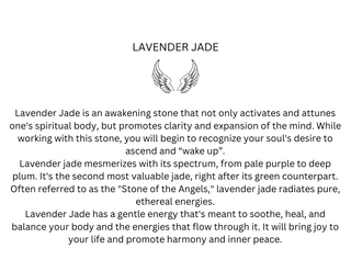 Tide Necklace with Lavender Jade Beads