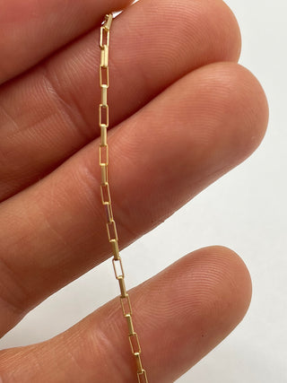 9MM 14KT Yellow Gold Necklace Charm