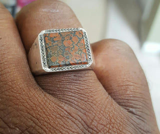 ARLO BLACK DIAMOND SIGNET RING