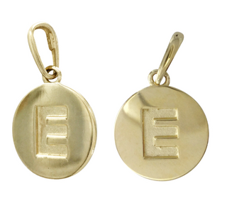 9MM 14KT Yellow Gold Necklace Charm