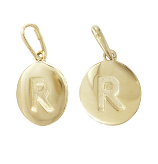 9MM 14KT Yellow Gold Necklace Charm