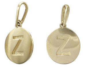 9MM 14KT Yellow Gold Necklace Charm