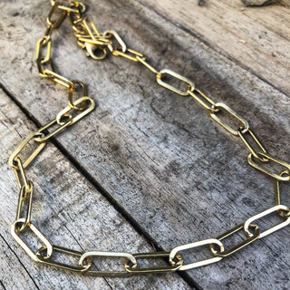 Nina Gold-Filled 9mm Paperclip Chain