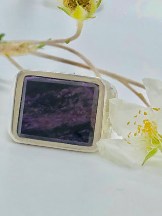 AMI AMETHYST SIGNET RING