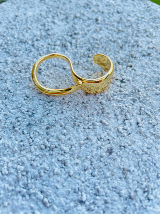 CHANDLER DOUBLE FINGER RING