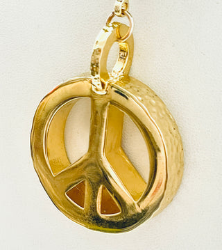 Peace Necklace with Crysophrase Beads