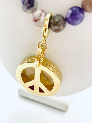 Peace Necklace with Sea-glass