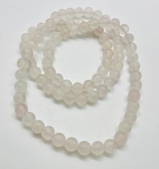Peace Necklace with Rose Quartz Beads