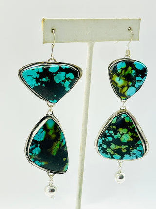 Delta Dawn Turquoise Earrings