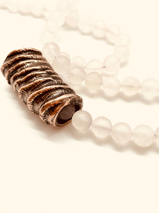 Pack Pendant with Rose Quartz Beads