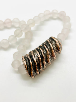 Pack Pendant with Rose Quartz Beads