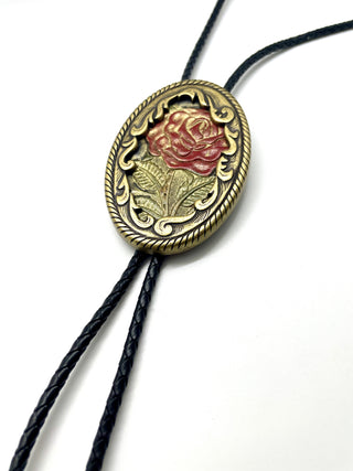 Painted Red Rose Bolo