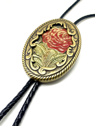 Painted Red Rose Bolo