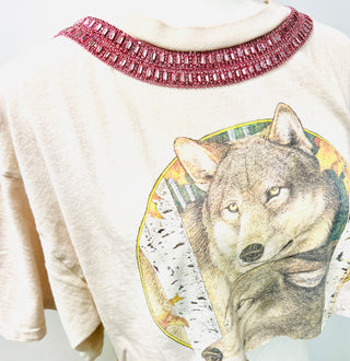 Vintage Wolfe Cropped T-Shirt