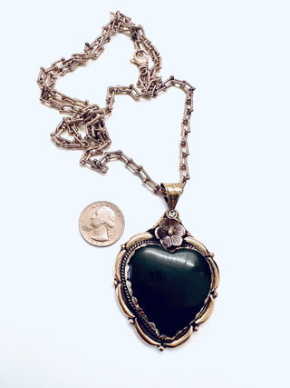 Laboradorite Heart Necklace