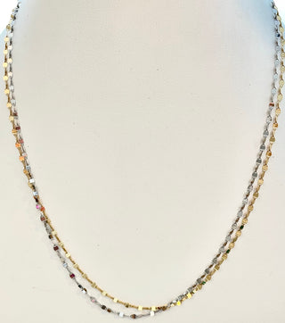 KELSEY WHITE GOLD NECKLACE